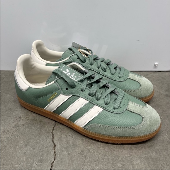 adidas Samba OG Silver Green Gum - Picture 9 of 10